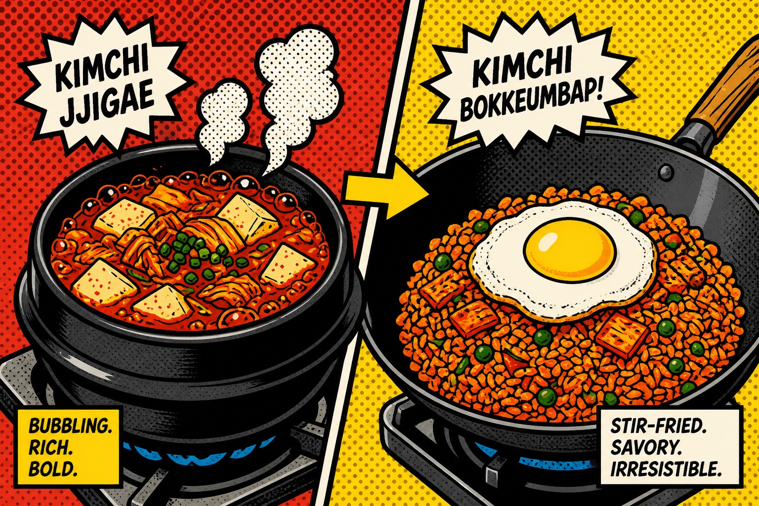 From Jar to Table: When to Cook Kimchi Jjigae vs. Bokkeumbap