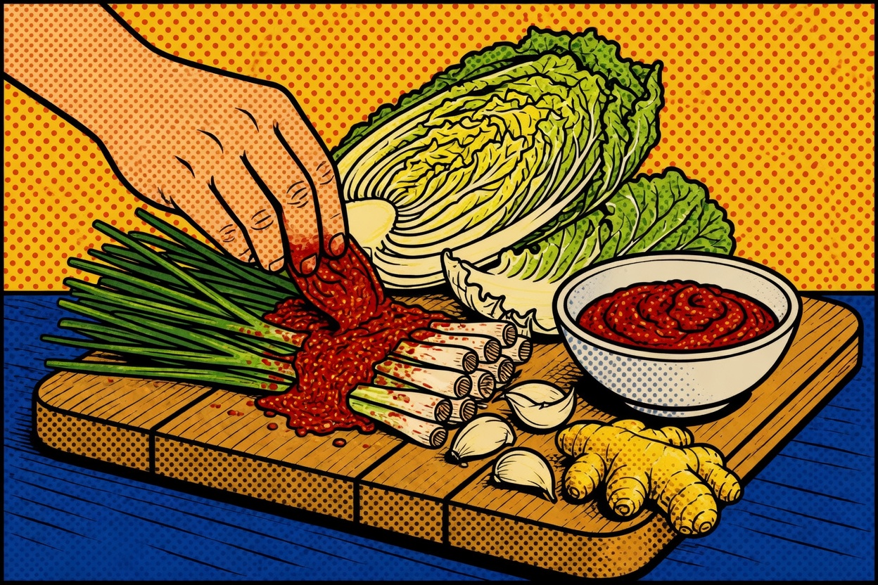 Pa Kimchi — Scallion Kimchi
